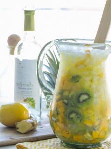 Fizzy White Wine Sangria